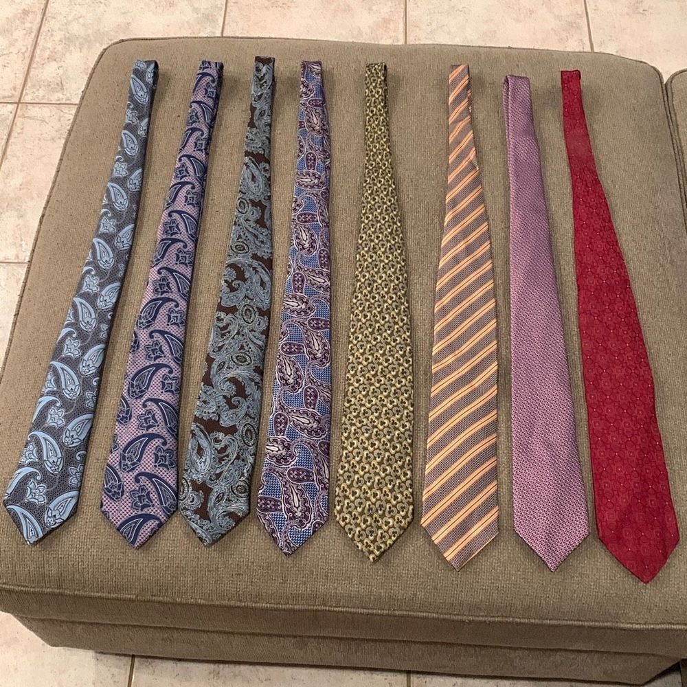 Italian 🇮🇹 silk designer ties